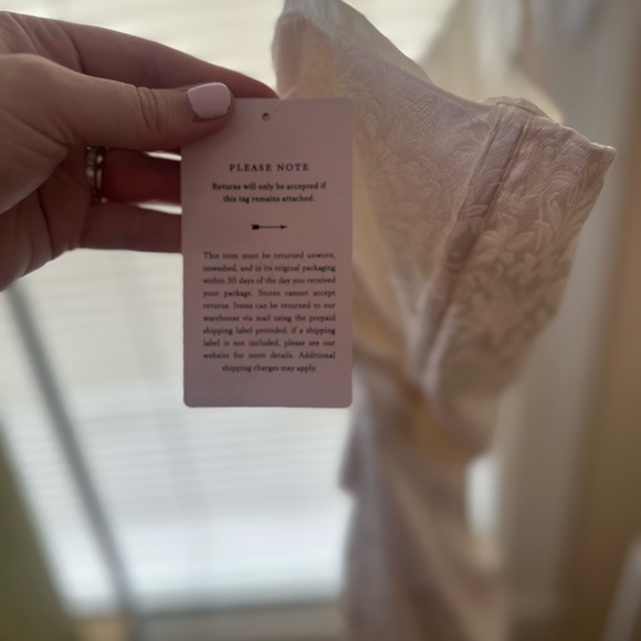 NWT V. Chapman White Brocade Bridal Dress SZ 12 - Picture 11 of 11